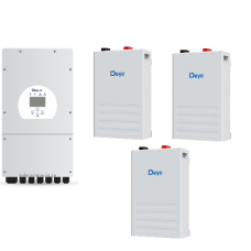 Combo Deye 12kW 3phase inverter with 3 x Deye SE-F5 Plus Batteries