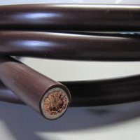 35mm2 Battery Cable - 1 Core Flexible DC Power Cable BLACK