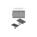 Panel Mounting Kit for Pitched IBR Roof - 3 Panels Portrait 